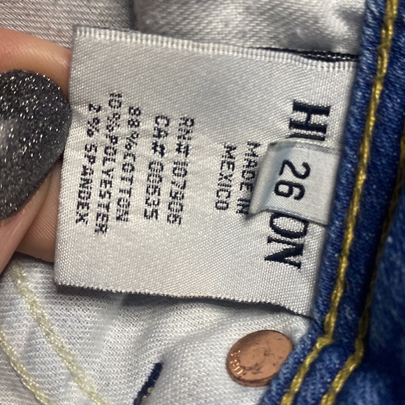 Hudson denim | Collin Mid Rise Skinny Jean, with Back Flap Pockets | 26 | NWOT - Picture 8 of 10